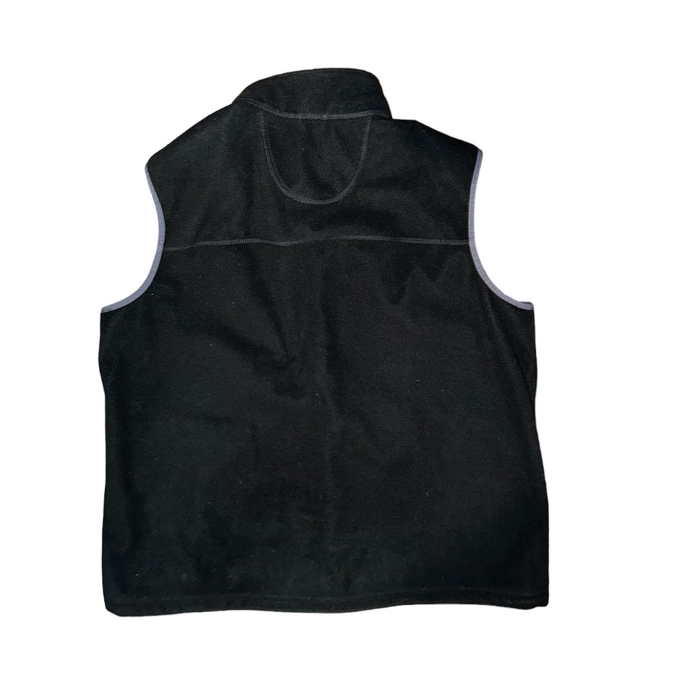 L.L. Bean Fleece Sleeveless Vest in Black Men’s Size XL - Picture 2 of 5